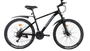 Françis Bike FX-002: Khung sắt carbon chịu lực (thiết kế mới -màu trắng).